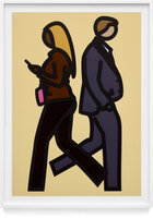 Julian Opie - New York Couple 5, from New York Couples