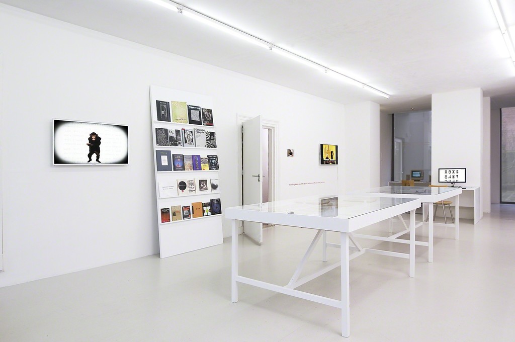 Installation view: Vilém Flusser earliest manuscripts and publications Installation view: Vilém Flusser earliest manuscripts and publications