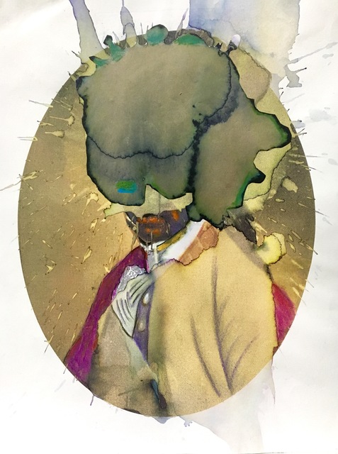 David Shrobe, ‘Ascension no.2’, 2018, Painting, Acrylic, ink, graphite and pencil on 100 % cotton fiber paper, Children's Museum of the Arts Benefit Auction