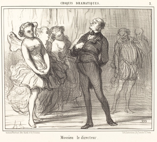 Honoré Daumier, ‘Mossieu le directeur’, 1856, National Gallery of Art, Washington, D.C.