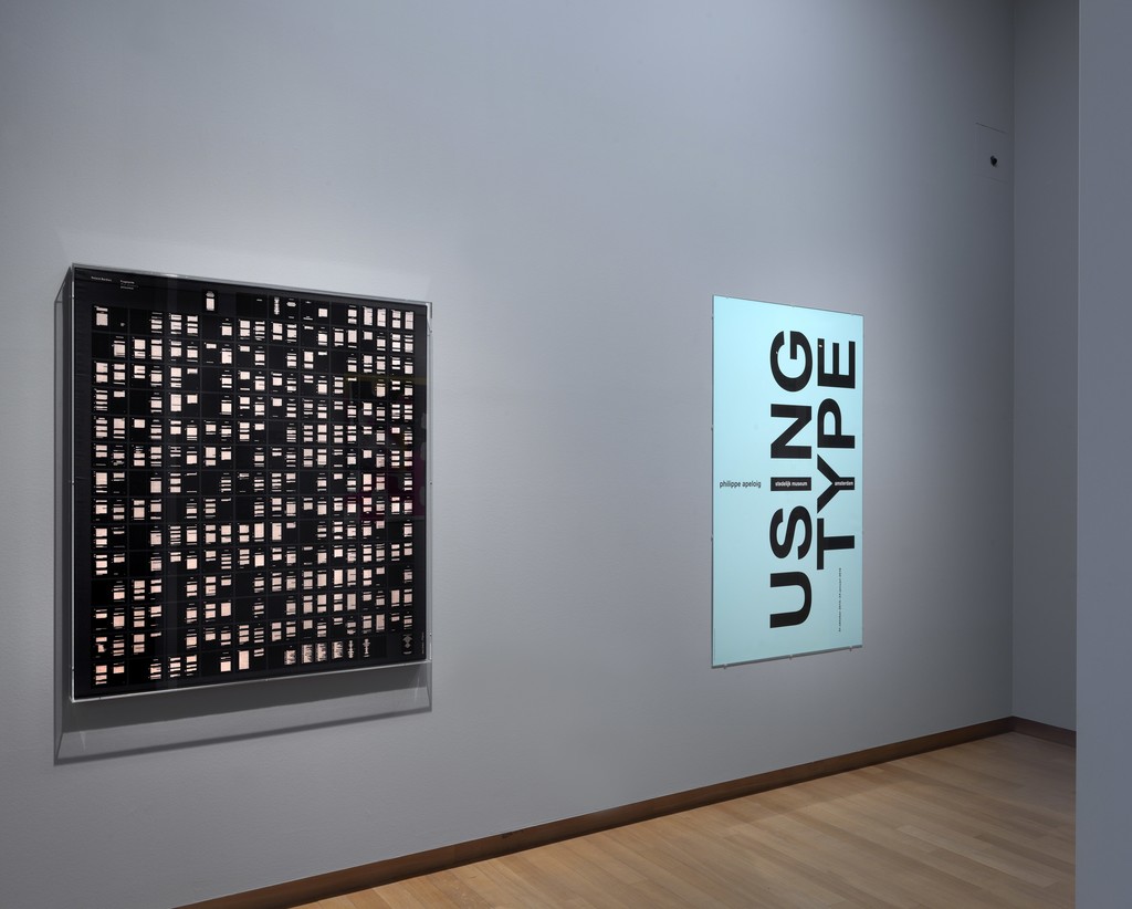 Philippe Apeloig: Using Type. Installation view. Photo: Gert-Jan van Rooij Philippe Apeloig: Using Type. Installation view. Photo: Gert-Jan van Rooij