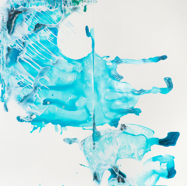 Nellie King Solomon, ‘Dive In’, 2020, Painting, Acrylic, ink, soda ash, and christalina, on Mylar (unmounted), Bentley Gallery