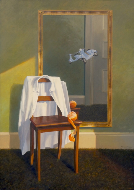 Reinhard Fluri, ‘Versace’, 2011-2020, Painting, Oil and acrylic on wood, GALERIE URS REICHLIN
