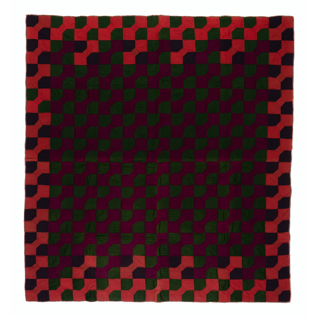‘Bow Tie’, 1910, Textile Arts, Laine et flanelle de coton, PIASA