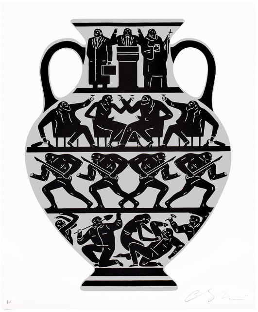 Cleon Peterson, ‘TRUMP 2017 (White & Platinum)’, 2017, Silverback Gallery