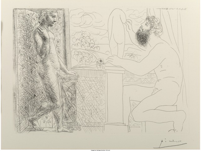 Pablo Picasso, ‘Sculpteur et son Modèle devant une Fenêtre’, 1933, Heritage Auctions
