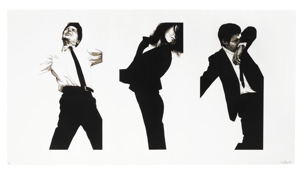 Robert Longo - Jules, Gretchen, Mark (State II), from Men in the Cities