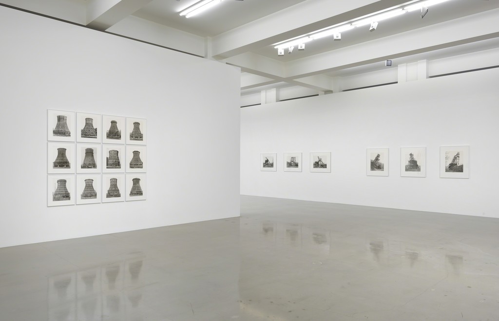 Installation view, Bernd + Hilla Becher, Sprüth Magers, Los Angeles, September 17 - October 21, 2017; Photography by Robert Wedemeyer Installation view, Bernd + Hilla Becher, Sprüth Magers, Los Angeles, September 17 - October 21, 2017; Photography by Robert Wedemeyer