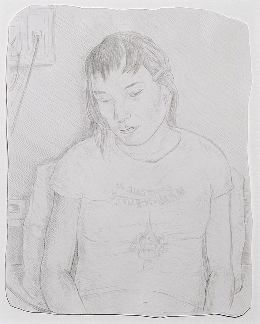 Tyler Bright Hilton, ‘The Patient’, 2011, Drawing, Collage or other Work on Paper, Silverpoint on prepared paper, VIVIANEART