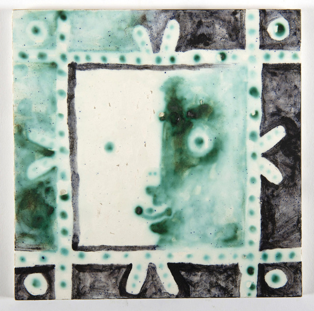 Pablo Picasso, ‘Visage, Unique work’, 1956, Sculpture, Glazed painted ceramic, BAILLY GALLERY