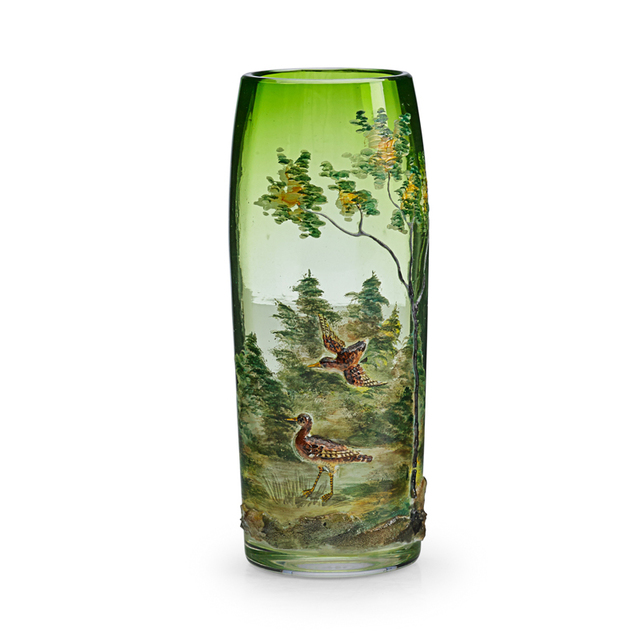 Koloman Moser, ‘Small Vase With Water Birds, Germany’, 1911-38, Rago/Wright