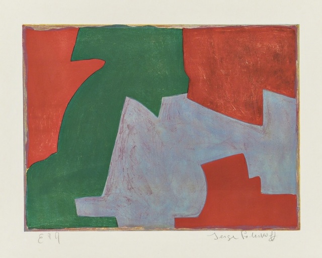 Serge Poliakoff, ‘Composition verte, bleue et rouge ’, 1965, Galerie F. Hessler
