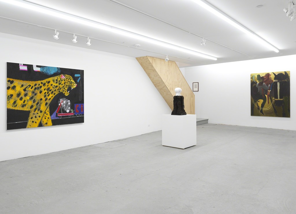 Installation view, Samaritans. Curated by Dan Nadel, Eva Presenhuber, New York, 2019
Courtesy the artists and Galerie Eva Presenhuber, Zurich / New York
Photo: Matt Grubb
Installation view, Samaritans. Curated by Dan Nadel, Eva Presenhuber, New York, 2019
Courtesy the artists and Galerie Eva Presenhuber, Zurich / New York
Photo: Matt Grubb