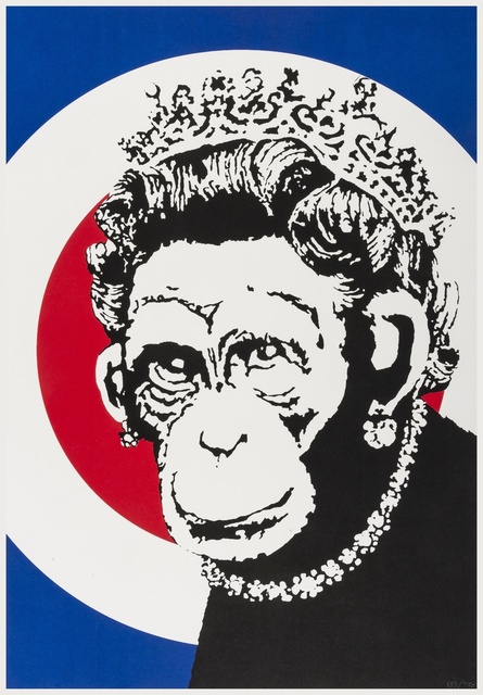 Banksy, ‘Monkey Queen’, 2004, Forum Auctions