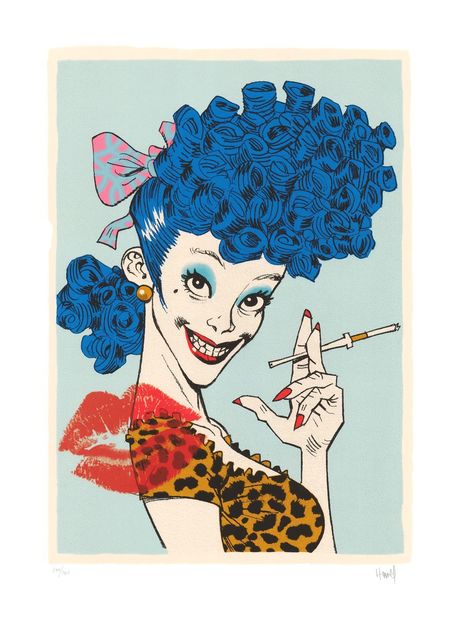 Jamie Hewlett, ‘Curly Sue’, 2016, Print, 11 Colour Screen Print On Somerset Satin 300 gsm Paper, Stowe Gallery