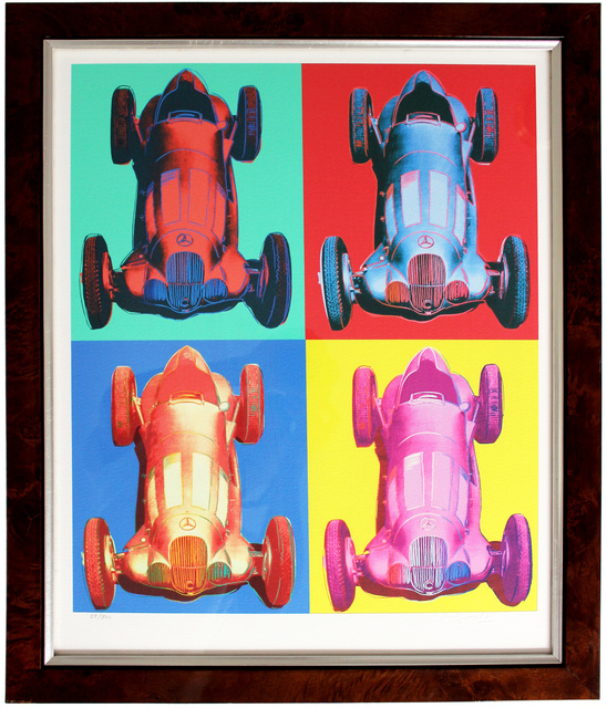 Andy Warhol, ‘Mercedes-Benz Rennwagen W 125’, ca. 2007, Print, Giclee printed on handmade archival paper, EHC Fine Art Gallery Auction