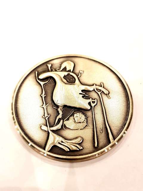 Salvador Dalí, ‘Silver Medal "The Last Comer of The Last Planet" by Salvador Dali’, 1979, Galerie Philia