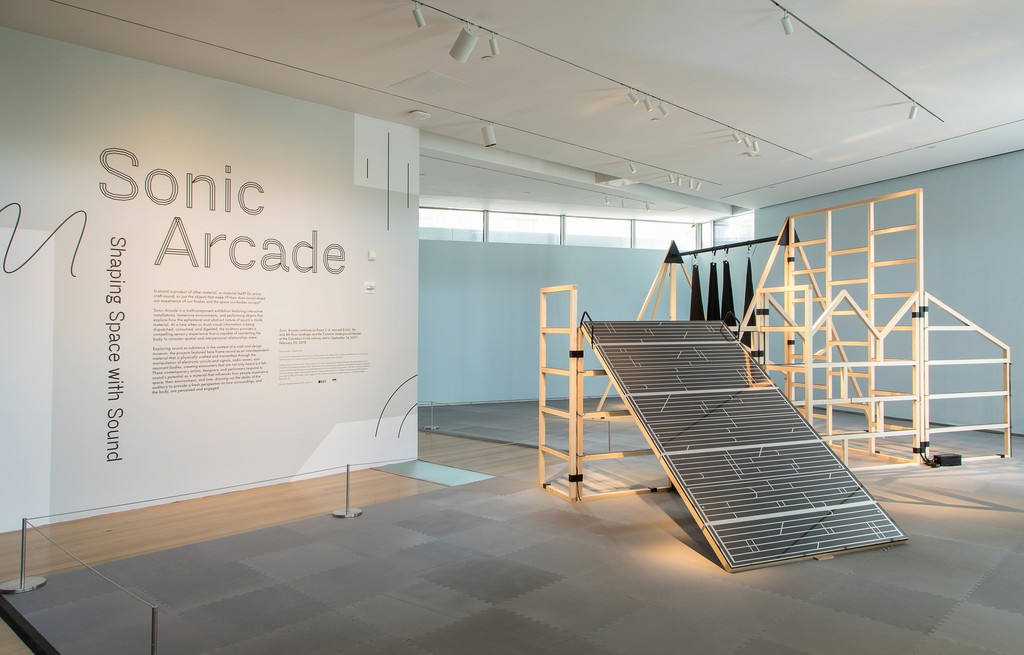 Installation view of 'Sonic Arcade: Shaping Space with Sound' Installation view of 'Sonic Arcade: Shaping Space with Sound'