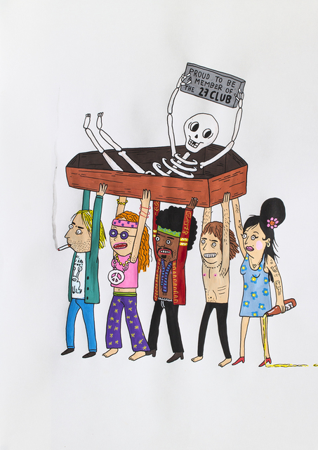 Laurina Paperina, ‘27 Club’, 2016, Erdmann Contemporary