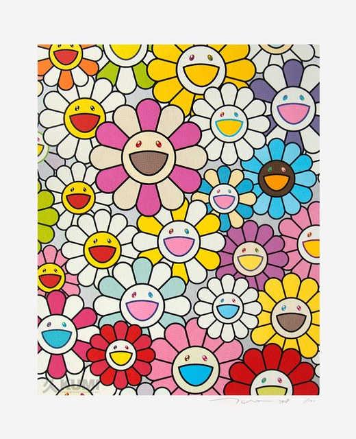 Takashi Murakami, ‘A Little Flower Painting: Pink, Purple and Many Other Colors’, 2018, Kumi Contemporary / Verso Contemporary