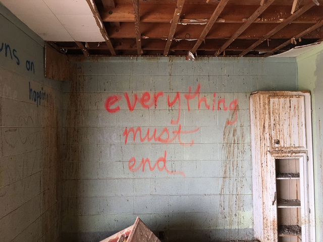 Richard Misrach, ‘"Everything must end," Salton Sea Beach, California’, 2017, Photography, Pigment print, Fraenkel Gallery