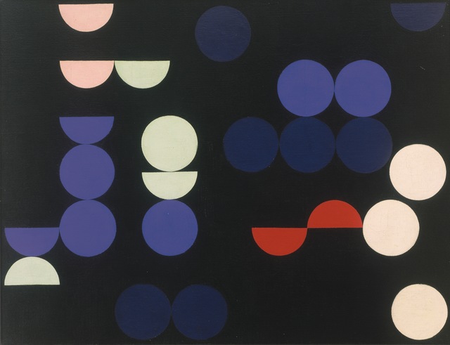 Sophie Taeuber-Arp, ‘Composition with Circles and Semi-Circles’, 1935, Painting, Oil on canvas, Art Resource