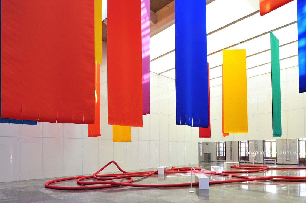 View of "Sheila Hicks - Free Threads, Textile and its Pre-Columbian Roots, 1954-2017", Museo Amparo, Puebla, Mexico, 2017. View of "Sheila Hicks - Free Threads, Textile and its Pre-Columbian Roots, 1954-2017", Museo Amparo, Puebla, Mexico, 2017.