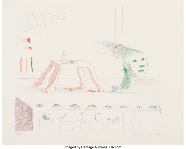 David Hockney, ‘A Moving Still Life, from The Blue Guitar’, 1976-77, Heritage Auctions