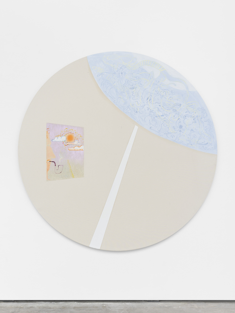 Florian Meisenberg, ‘From the Series: I don't think he knows how to turn on a computer (brief pause)’, 2016, Painting, Airbrush, oil paint, iridescent acrylic paint, Wentrup