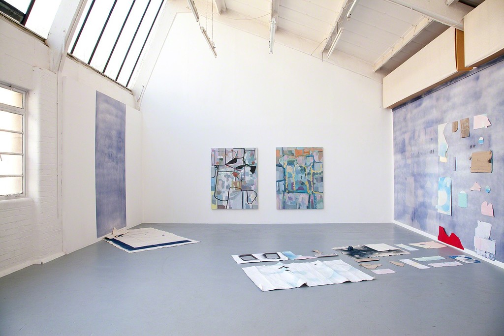 The artist has worked with the mediums of painting, photography and installation to produce wall and floor-based objects that present a series of exterior views – often distorted and abstracted – that engage the pictorial idea of window space. With particular emphasis on the role of mise-en-scène in the production of narrative, the work makes a number of allusions to the setting of a scene, or location, from interior space. The artist has worked with the mediums of painting, photography and installation to produce wall and floor-based objects that present a series of exterior views – often distorted and abstracted – that engage the pictorial idea of window space. With particular emphasis on the role of mise-en-scène in the production of narrative, the work makes a number of allusions to the setting of a scene, or location, from interior space.