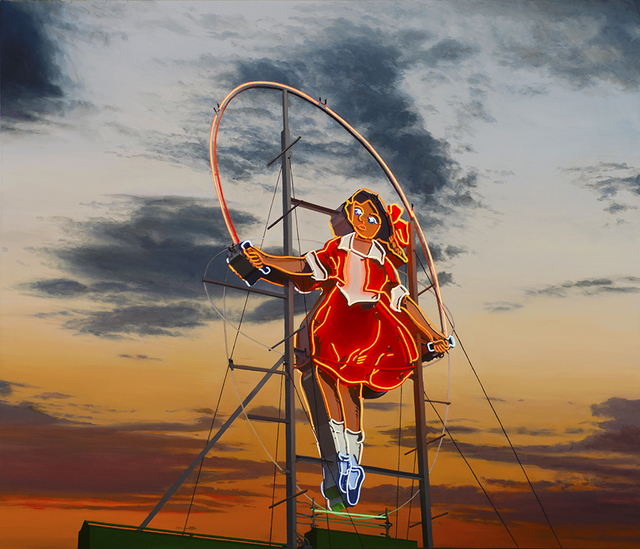 Jim Thalassoudis, ‘Little Audrey the Skipping Girl’, 2019, Print, Limited edition archival pigment print on cotton rag 310 GSM paper, Angela Tandori Fine Art