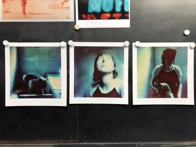 Stefanie Schneider, ‘'Max Blue', triptych (The Last Picture Show)’, 2005, Photography, 3 analog C-Prints, hand-printed by the artist on Fuji Crystal Achive Paper, matte finish, based on three SX-70 Polaroids, not mounted, Instantdreams