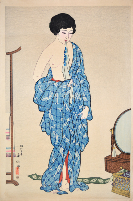 Natori Shunsen, ‘After a Bath’, 1928, Ronin Gallery