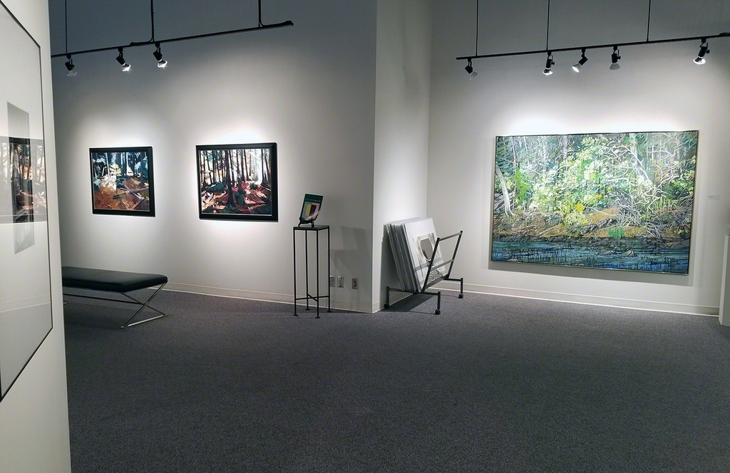 Kenneth Lochhead (left) loved the play of lighting the forest as its ever changes qualities makes for new exploration of the forest outside his studio. Ted Godwin (right) loved the way the light reflected off the water, the ever changes aspect that he loved. Kenneth Lochhead (left) loved the play of lighting the forest as its ever changes qualities makes for new exploration of the forest outside his studio. Ted Godwin (right) loved the way the light reflected off the water, the ever changes aspect that he loved.
