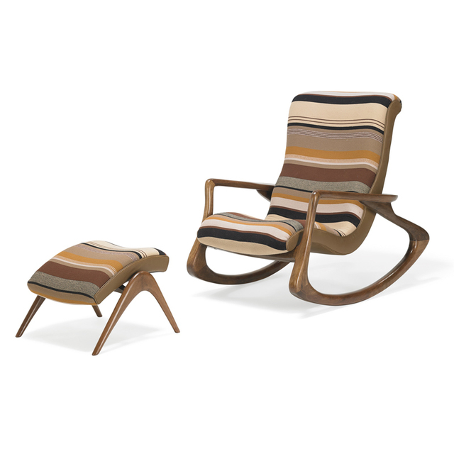 Vladimir Kagan, Vladimir Kagan Designs Inc. | Contour rocking chair and ...