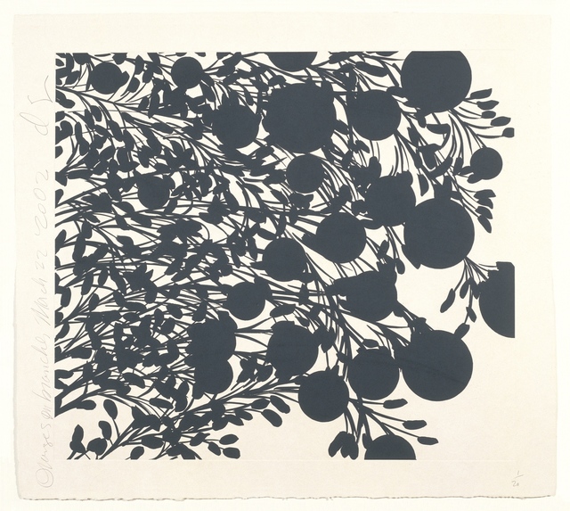 Donald Sultan, ‘Oranges on Branches, March 22 2002’, 2002, STPI