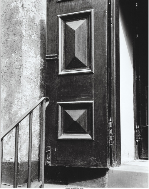 Brett Weston, ‘Church Door, Bowery’, 1946, Heritage Auctions