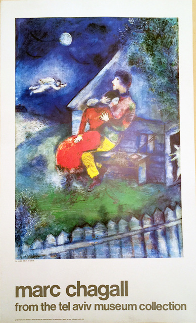 Marc Chagall, ‘The Lover's, Marc Chagall, from the Tel Aviv Musuen Collection’, 1984, David Lawrence Gallery