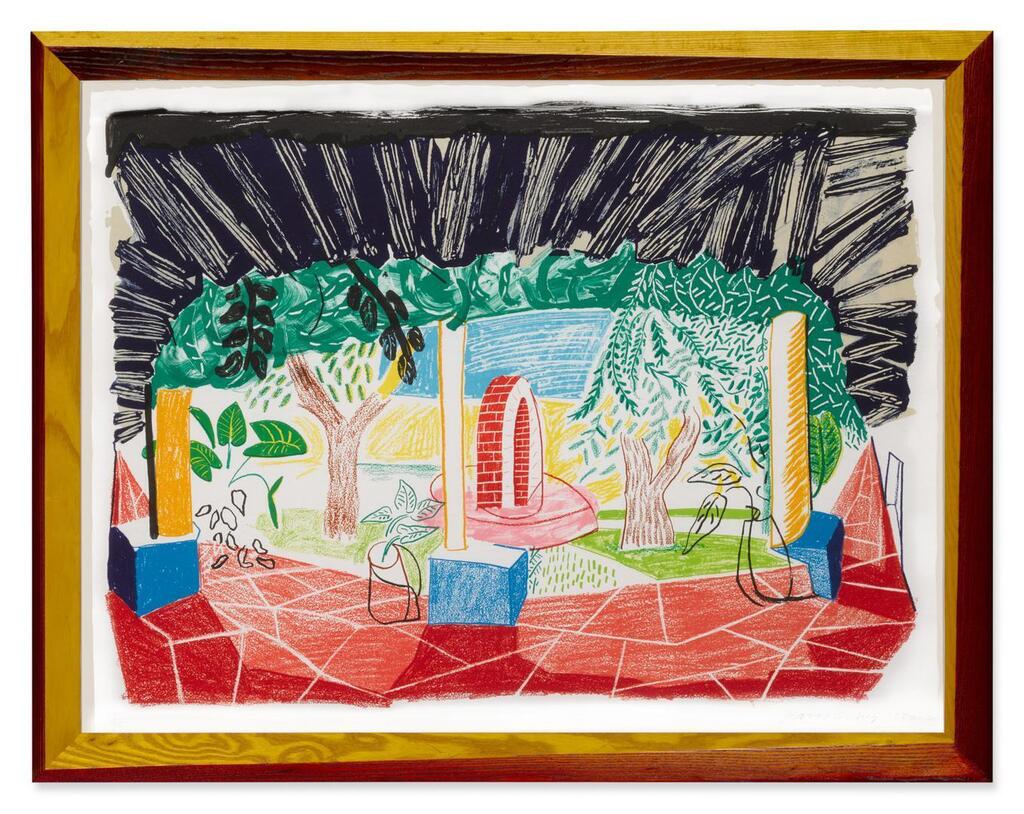 David Hockney - Views of Hotel Well I (M.C.A.T. 272)