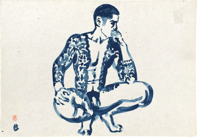 Paul Binnie, ‘Pensive Yakuza’, ca. Mid-1990s, Scholten Japanese Art