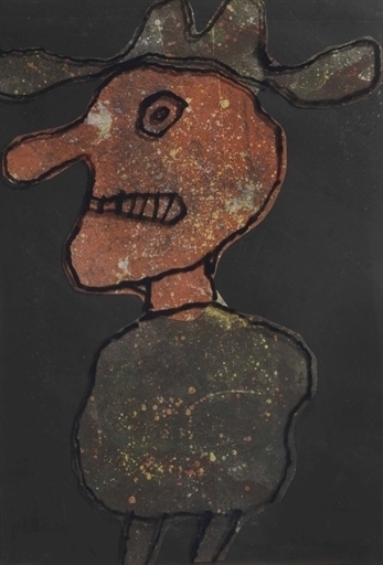 Jean Dubuffet, ‘Maquette for Personnage au chapeau’, Christie's