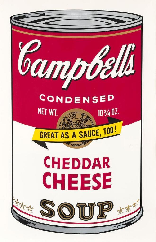 Andy Warhol - Cheddar Cheese, from Campbell's Soup II (Feldman & Schellmann II.63)