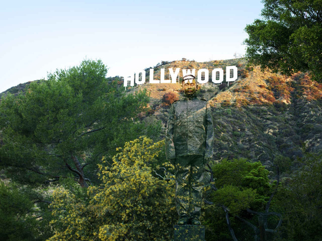 Liu Bolin, ‘Hiding in California No. 2 — Hollywood’, 2013, Photography, Archival pigment print, Jackson Fine Art