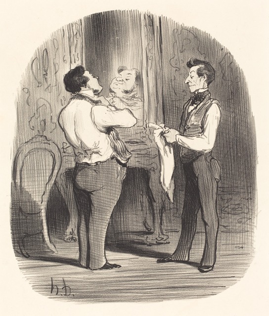 Honoré Daumier, ‘Le Jour ou il s'agit de faire une conquête’, 1847, National Gallery of Art, Washington, D.C.
