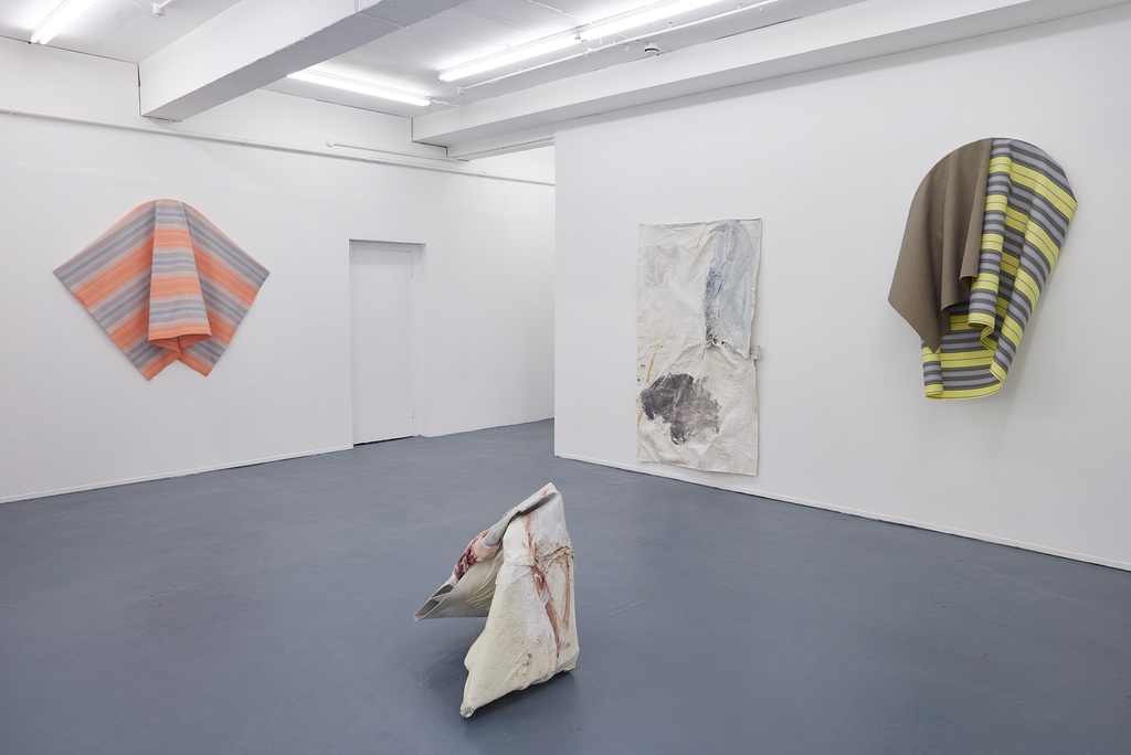 Installation views, As a butterfly folded in a caterpillar that will soon unfold, 2019, Nicoletti Contemporary, London, Photographs by Theo Christelis Installation views, As a butterfly folded in a caterpillar that will soon unfold, 2019, Nicoletti Contemporary, London, Photographs by Theo Christelis