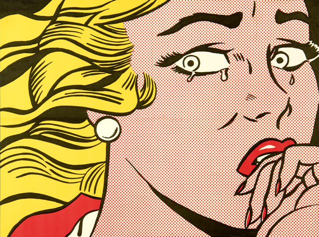 Roy Lichtenstein, ‘Crying Girl’, 1963, Print, Offset lithograph in colors (mailer), Rago/Wright