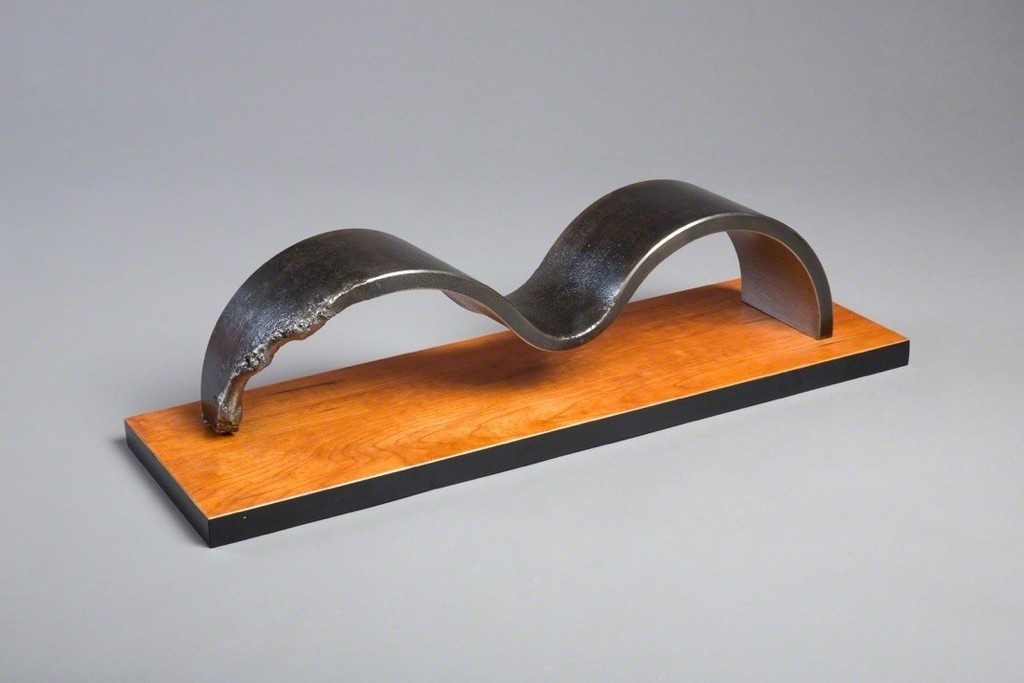 James DeMartis, steel and wood, 30 x 6 x 8, $6500 James DeMartis, steel and wood, 30 x 6 x 8, $6500
