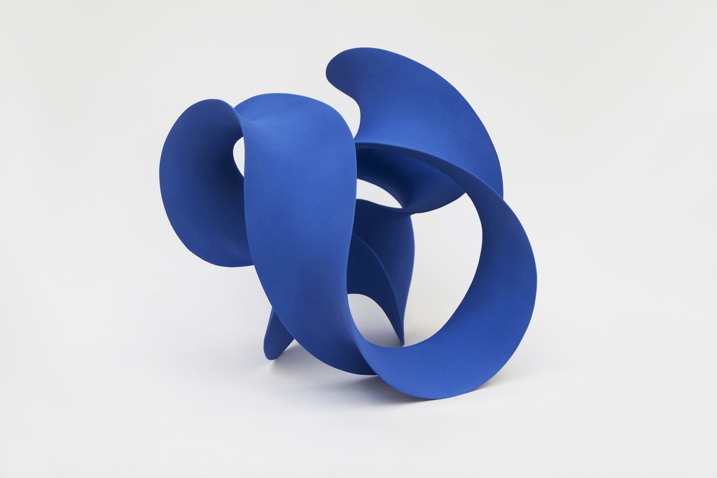 Merete Rasmussen, "Blue Twisted Loop", Ceramic Merete Rasmussen, "Blue Twisted Loop", Ceramic