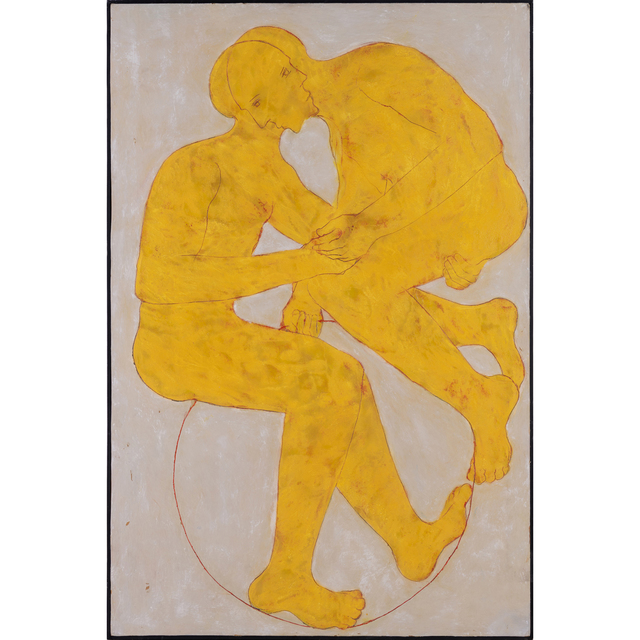 Mahi Binebine, ‘Untitled’, Mixed Media, Wax and pigments on pannel, PIASA