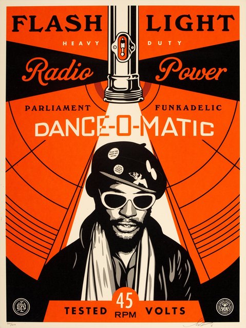 Shepard Fairey, ‘George Clinton Flash Light’, 2016, Heritage Auctions